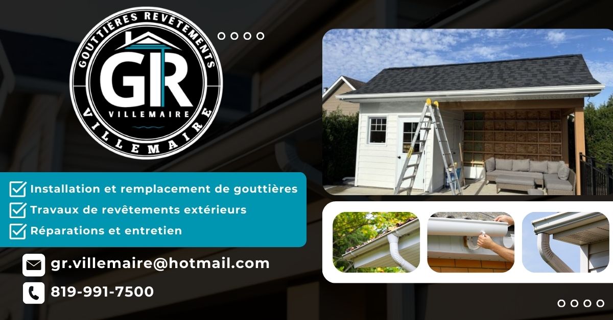 Entrepreneur en gouttières Magog